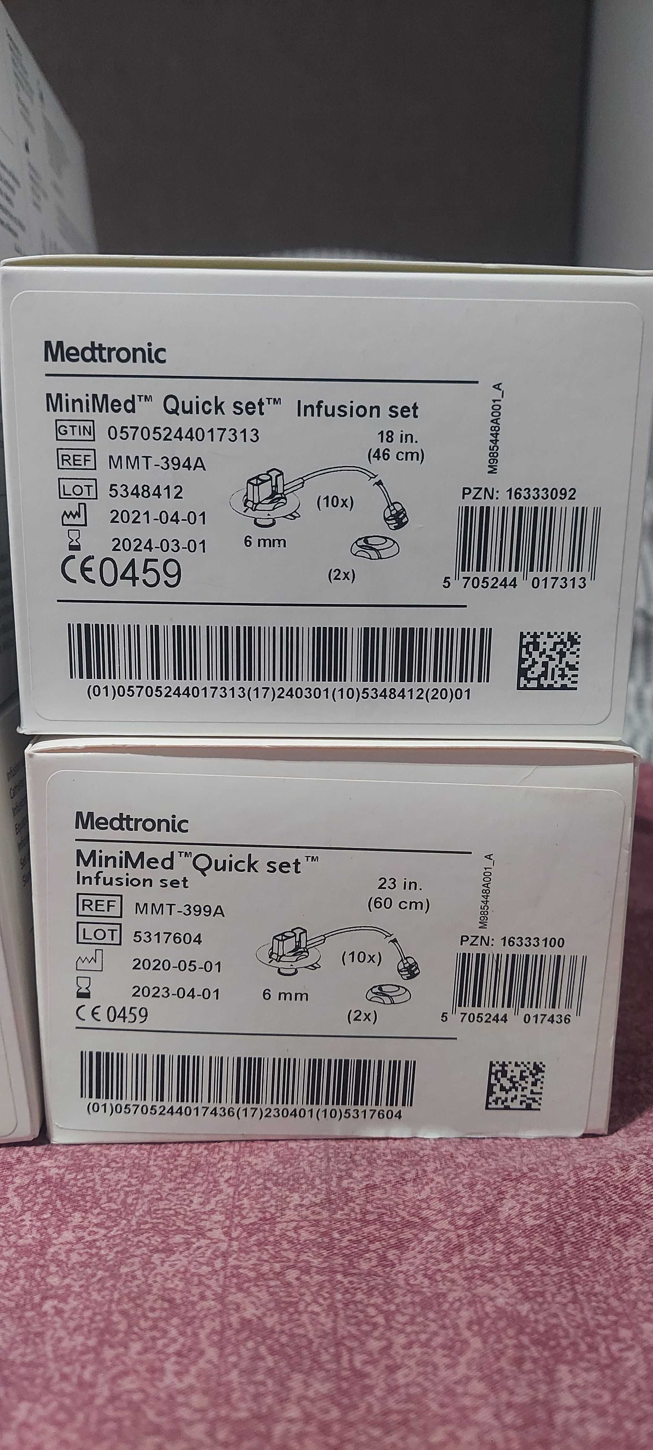 Zestaw infuzyjny MiniMed Quick-set do pomp Medtronic MiniMed