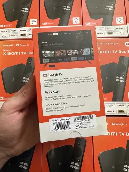 НАЛАШТОВАНИЙ SmartTV Xiaomi Mi Box S 4K 2nd Gen (MDZ-28-AA) Медіаплеєр