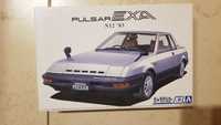 Model plastikowy samochodu: Pulsar EXA N 12'83, Aoshima, 1:24