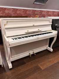 Пианино патина чёрное белое petrof weinbach