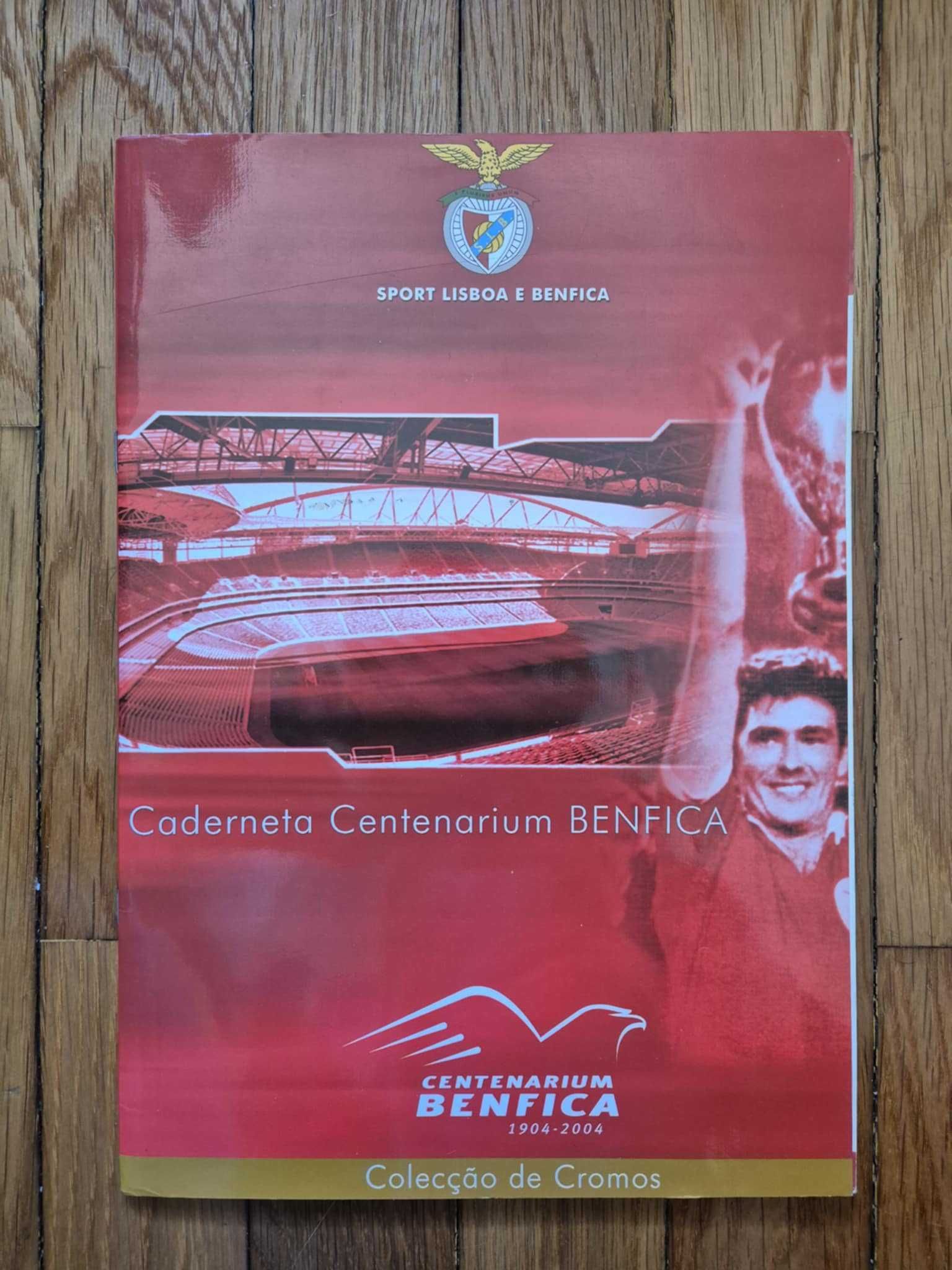 Caderneta centenário Benfica 2004