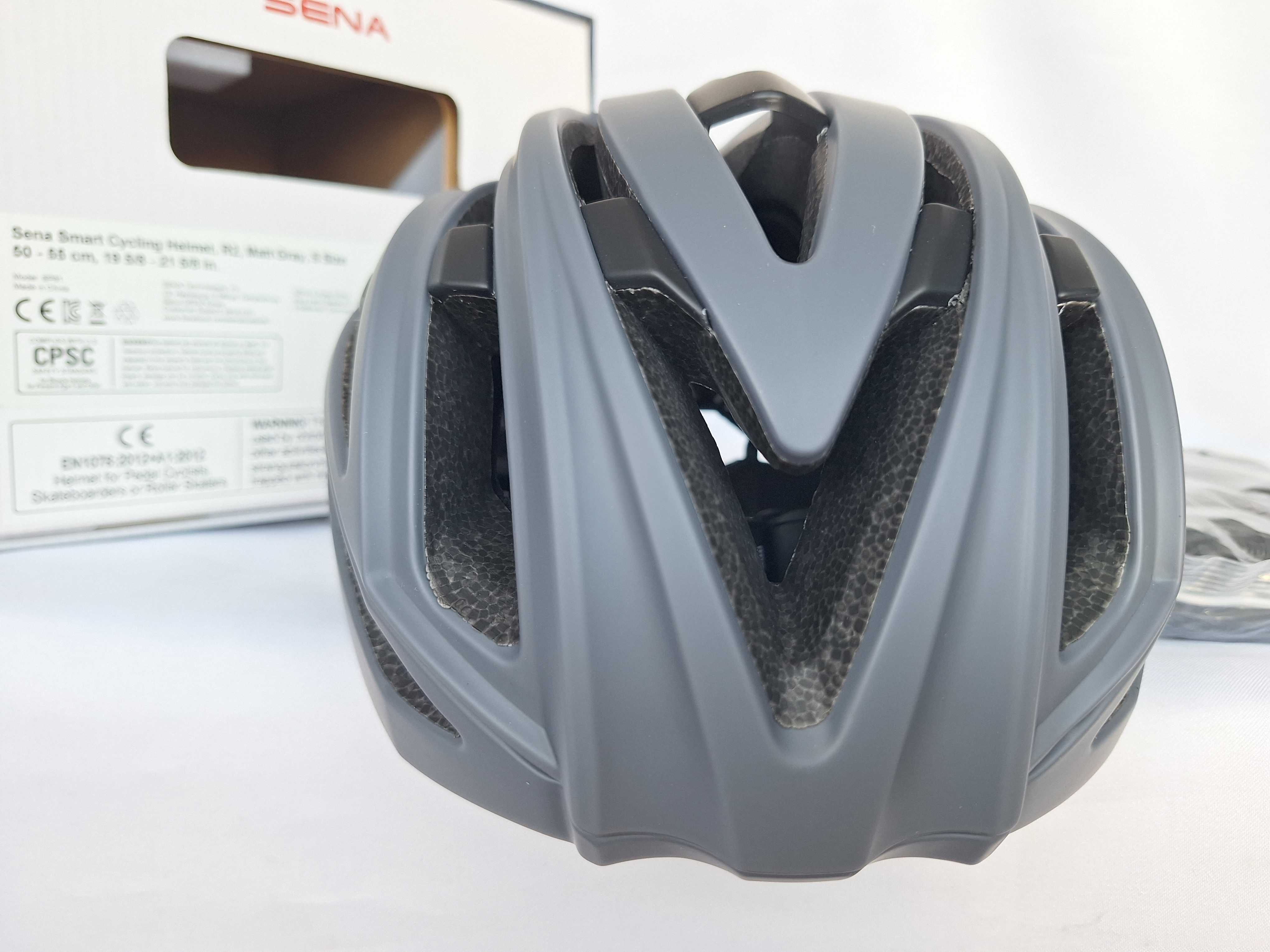 Kask rowerowy Sena Smart Cycling Helmet R2 Matt Gray S 50-55cm
