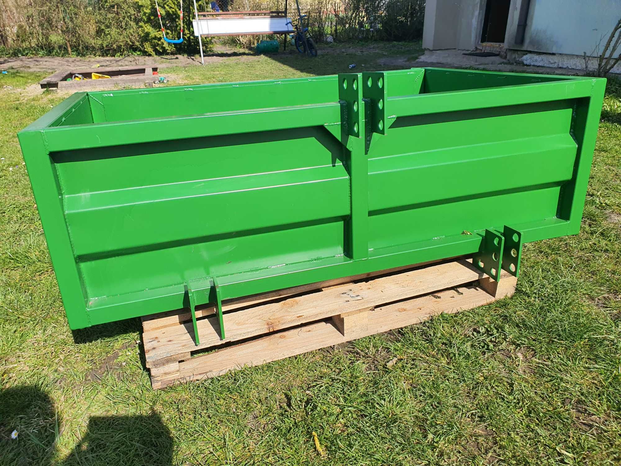 Skrzynia transportowa ładunkowa paczka do ciągnika 1.65m 1.85m 2.10 m