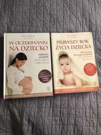 2 ksiazki Heidi Murkoff „ W oczekiwaniu na dziecko” „
