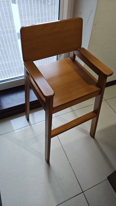 Wysokie krzesło dla dziecka, do karmienia model Hania. Polski Nanobel