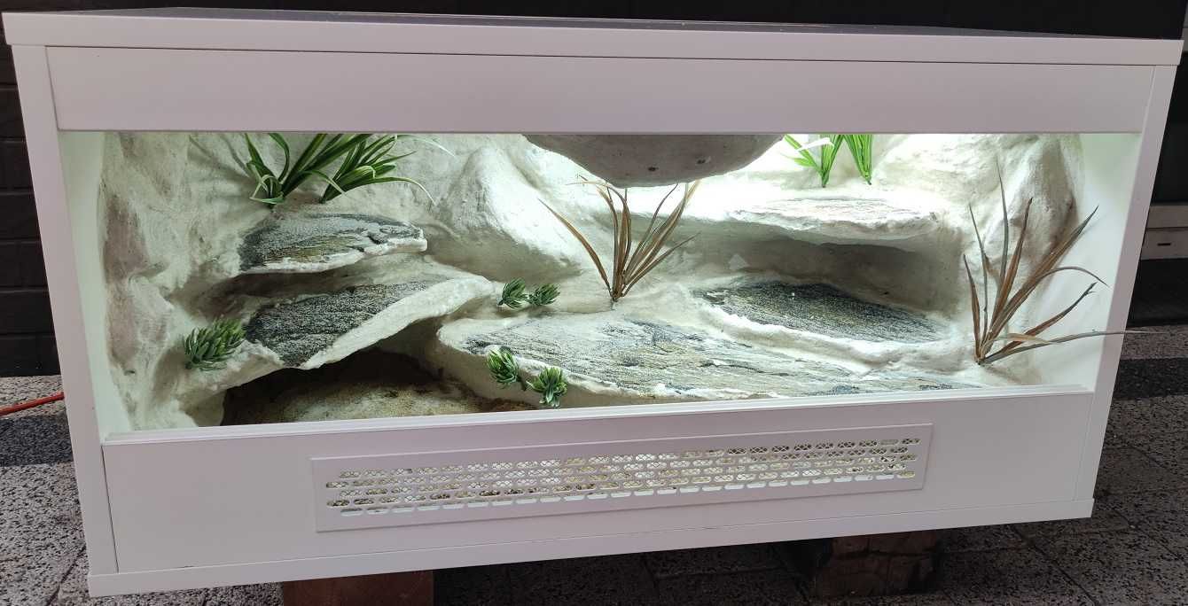 Terrarium nr457 80/40/40 dla gekona agamy karłowatej  - NA ZAMÓWIENIE