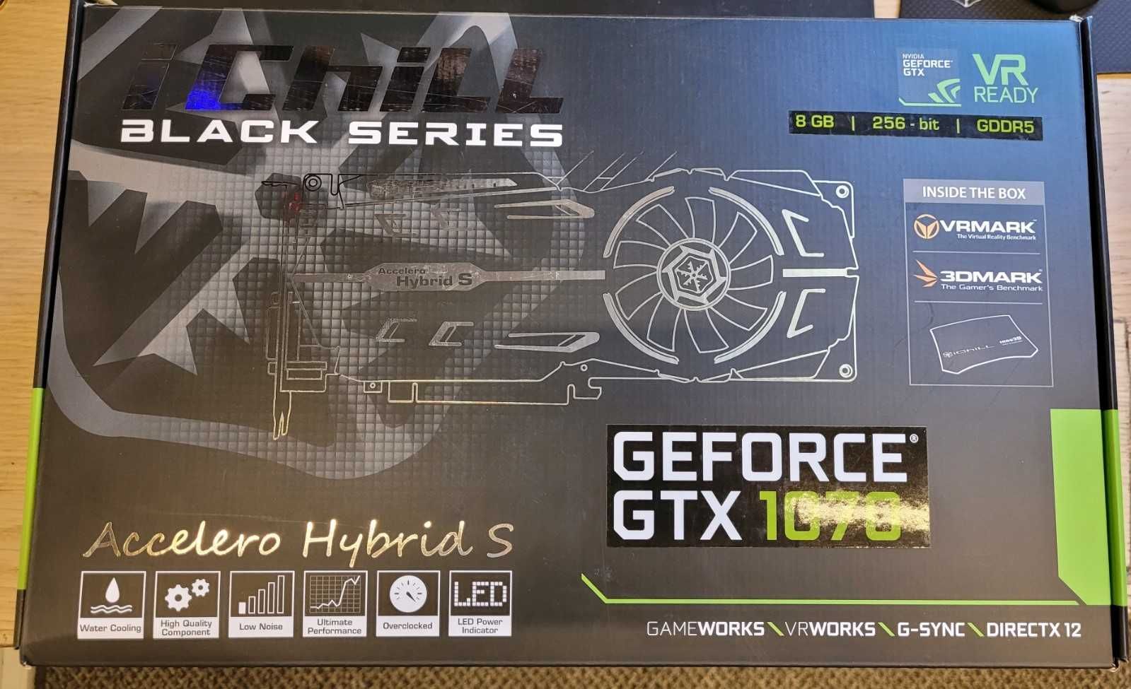 Karta Graficzna Chłodzenie Wodne Inno3D GeForce GTX 1070 IChill Black