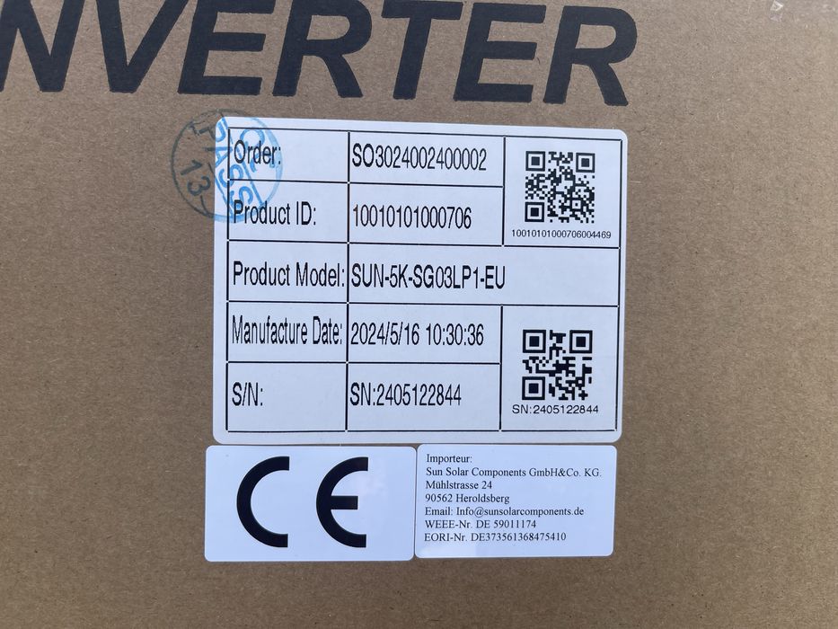 КРЕДИТ! Акумулятор Deye, інвертори 6,10,12 квт! В НАЯВНОСТІ!