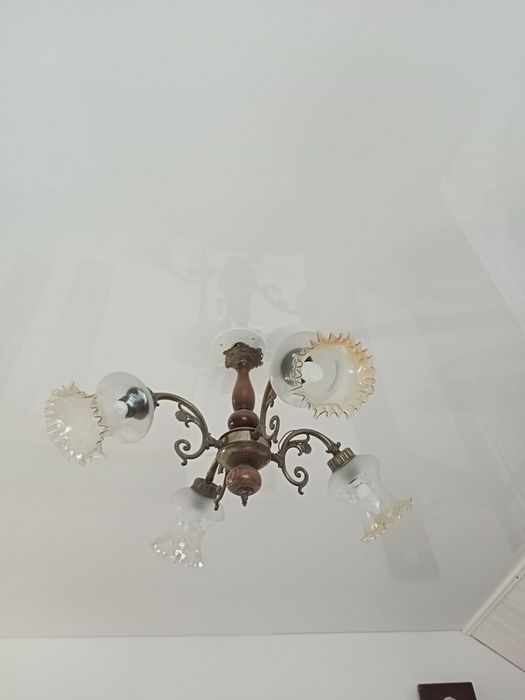 Югославская люстра бронза.  як