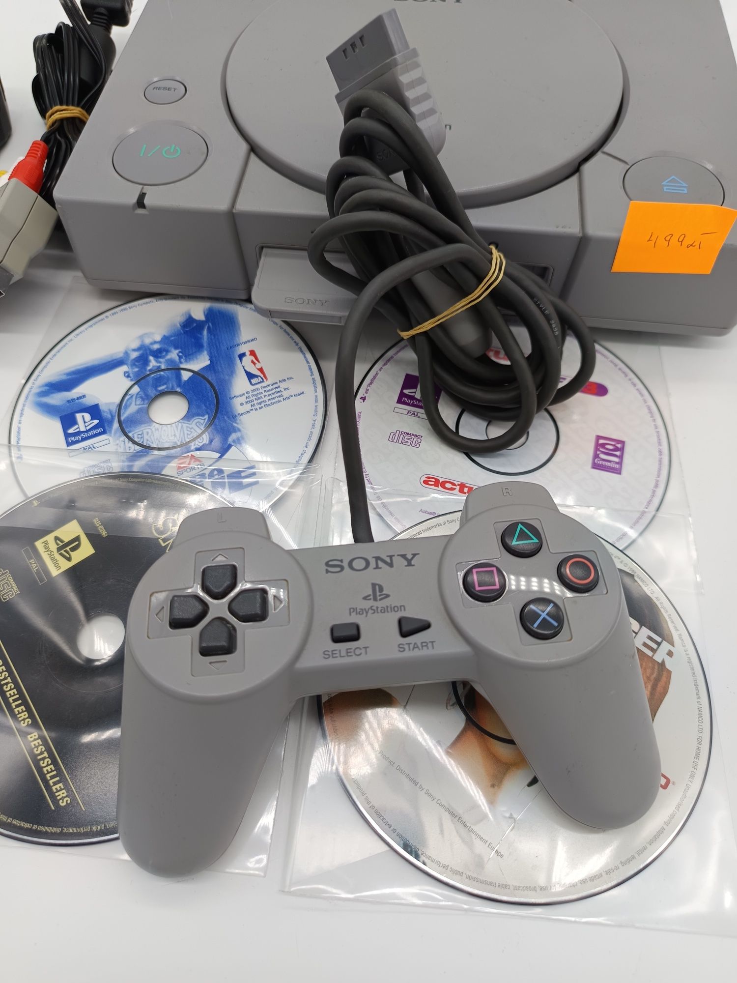 Konsola PlayStation 1 PSX + gry + pad
