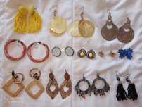 Acessórios: Lote 12 pares de brincos