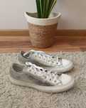 Srebrne trampki damskie Converse rozmiar 39