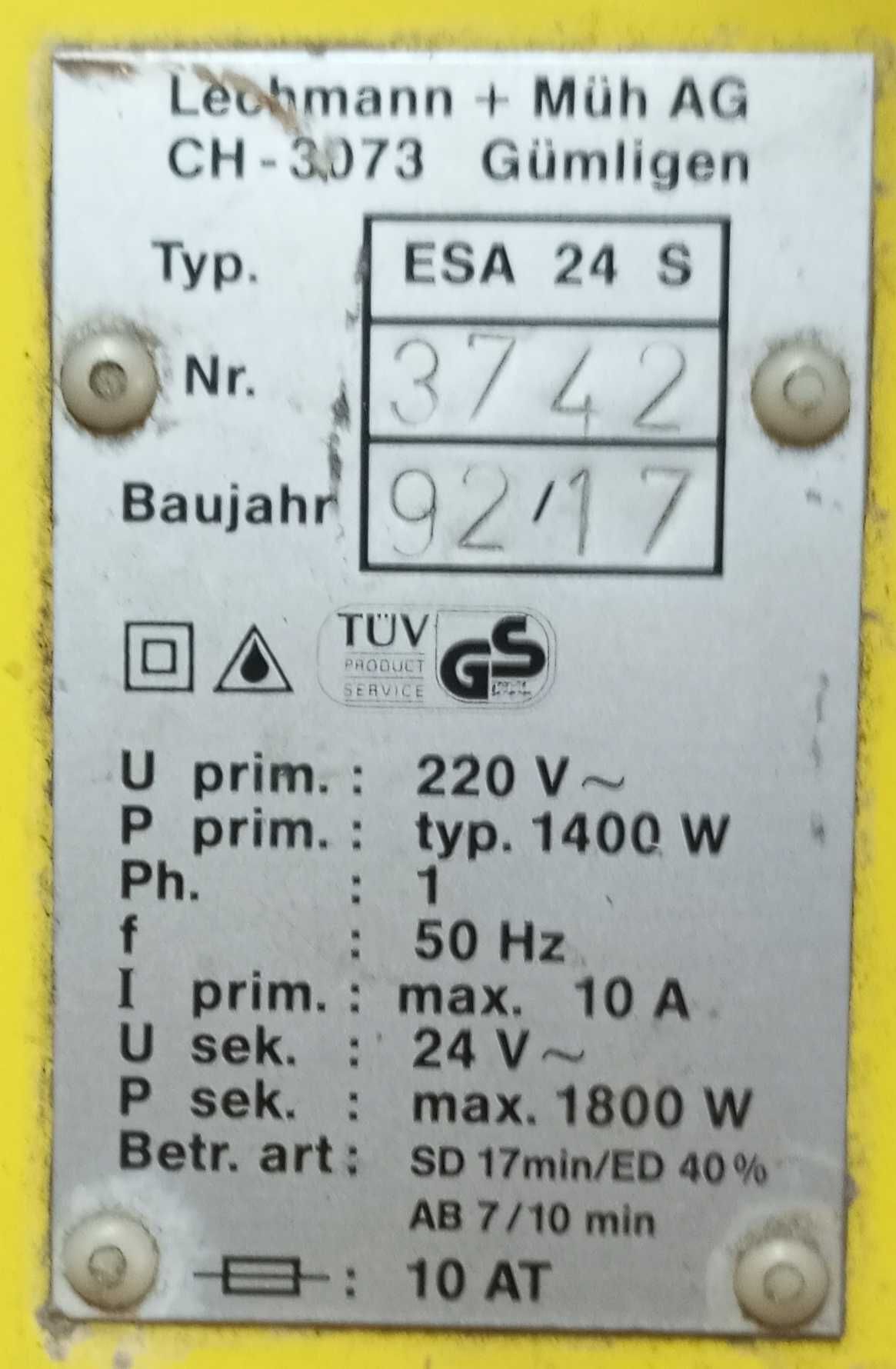 Zgrzewarka elektrooporowa Georg Fischer +GF+ ESA 24 S