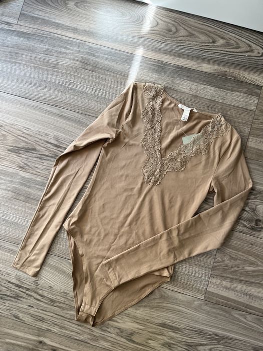 Body z koronką H&M XS