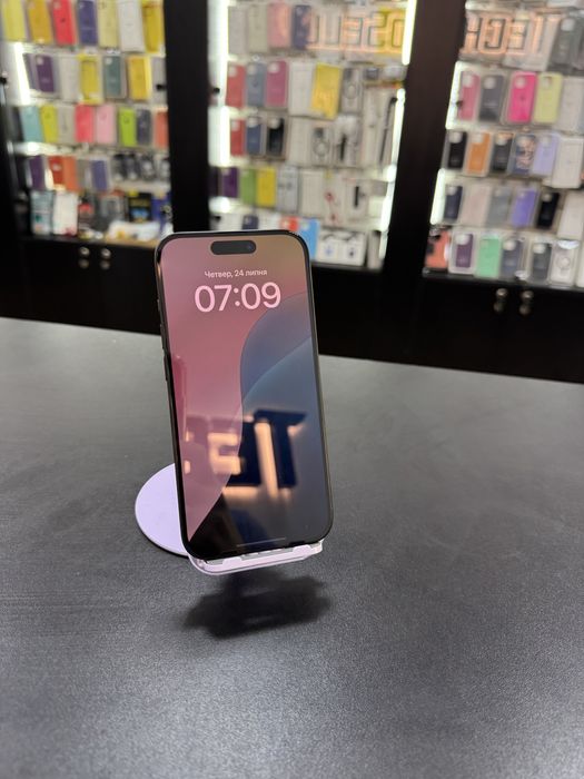Опен бокс Айфон 15 Pro Блек 128/256/512Gb/1Tb | iPhone 15 Про Вітрина