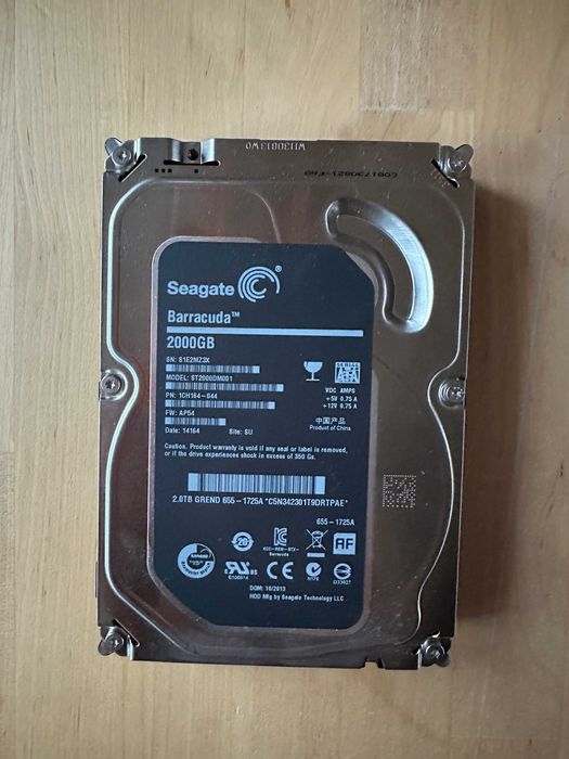 Dysk 2TB Seagate Barracuda ST2000DM001 z Apple Time Capsule