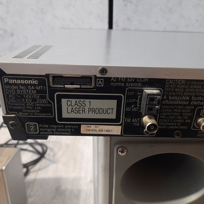 Kino domowe Panasonic SA MT1 uszkodzone