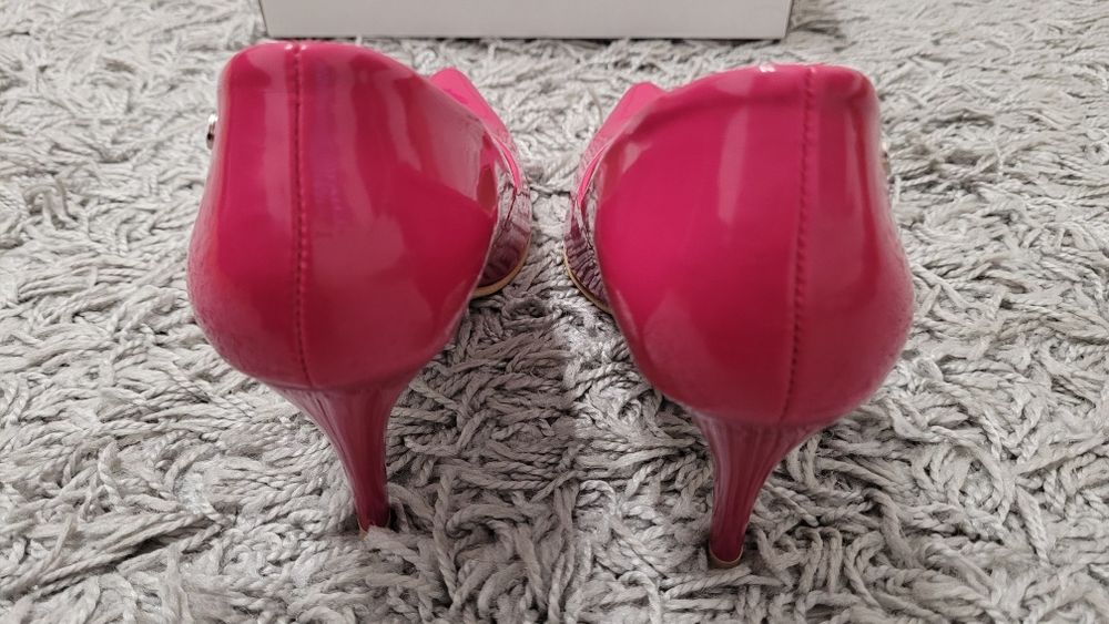 Buty szpilki Ivbut 744 fuksja rozmiar 38