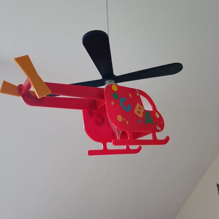 Żyrandol dziecięcy helikopter