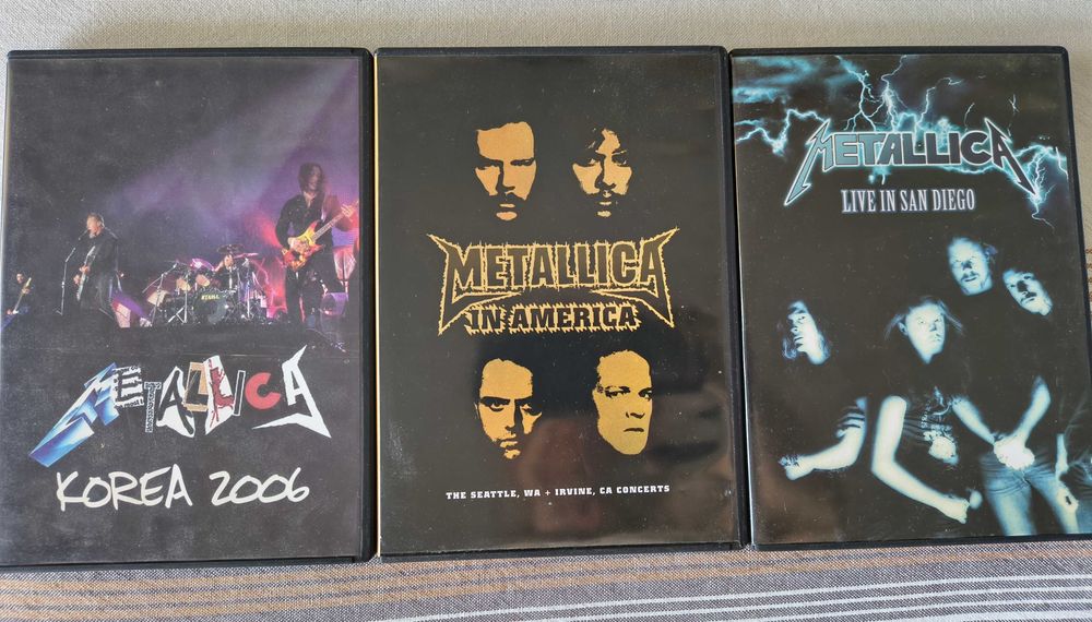 3 DVDs dos Metallica
