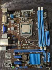 Материнская плата + Процессор ASUS H61M-K rev 1.02 + Pentium G2030