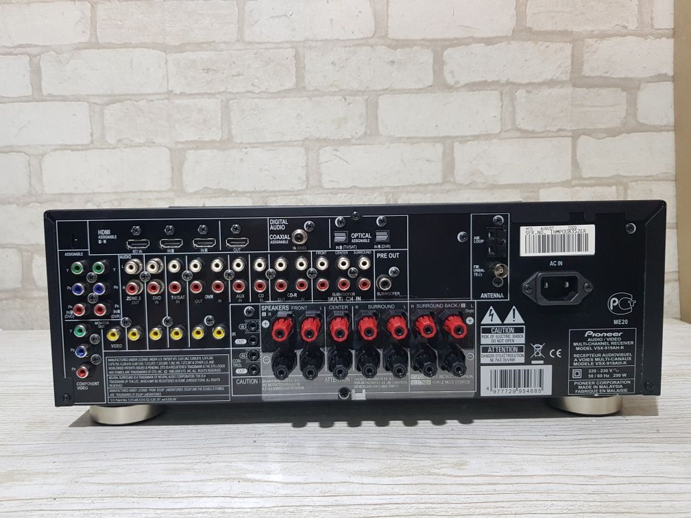 Пульт!7.1AV ресивер Pioneer VSX-919AH 5х140Вт б/у з Німеччини +1