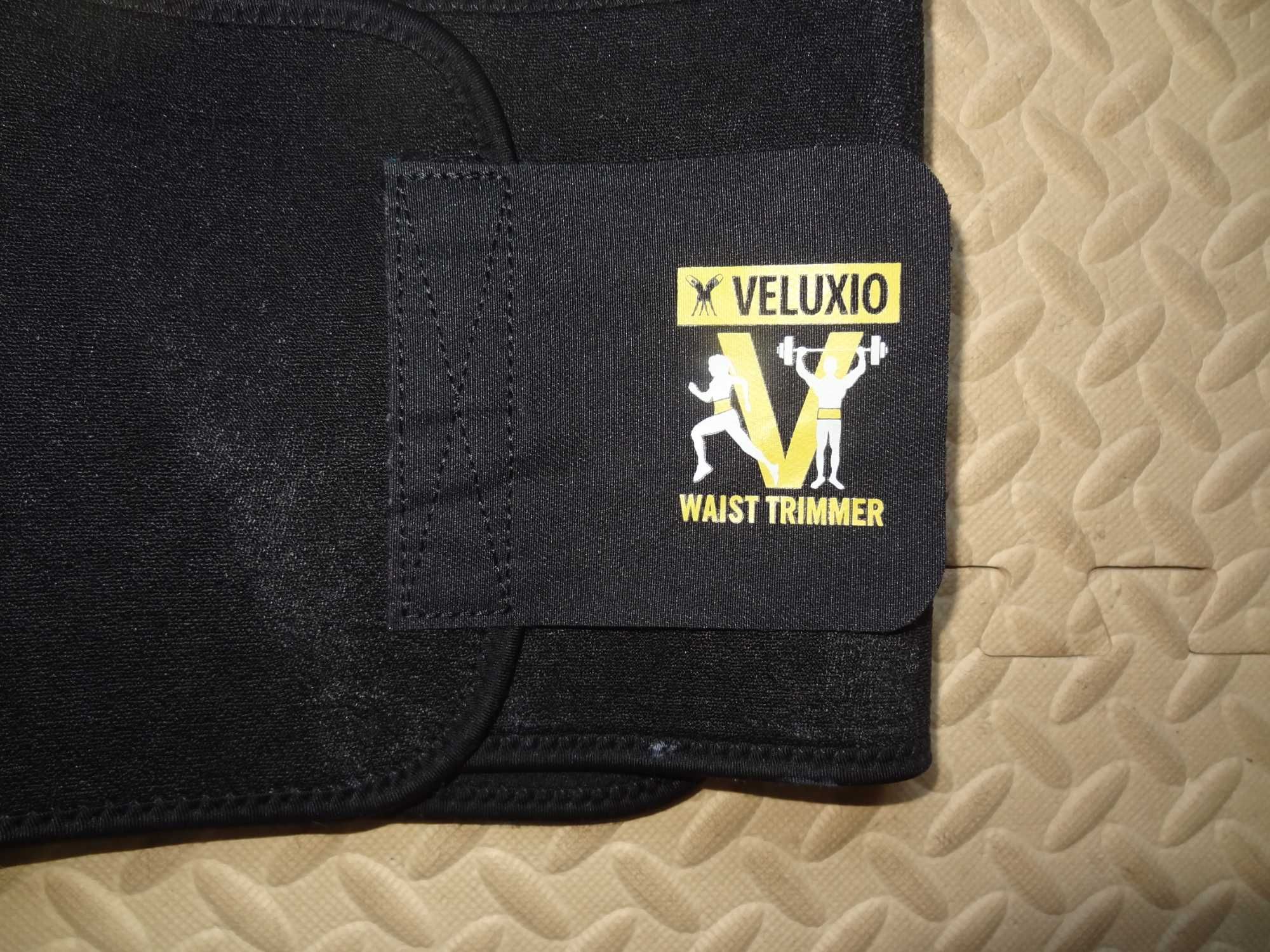 Пояс для пресса спорта Veluxio Premium с поясничной поддержкой