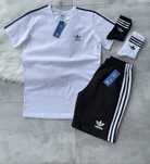Шорти Adidas. Преміум якість. Шорти Адідас з лампасами. Та є футболка