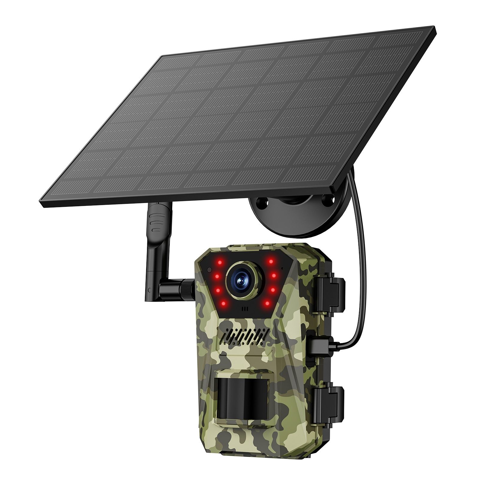 Camara Caça Armadilha 4G+ Solar c/APP acesso Remoto ao Vivo/Histórico