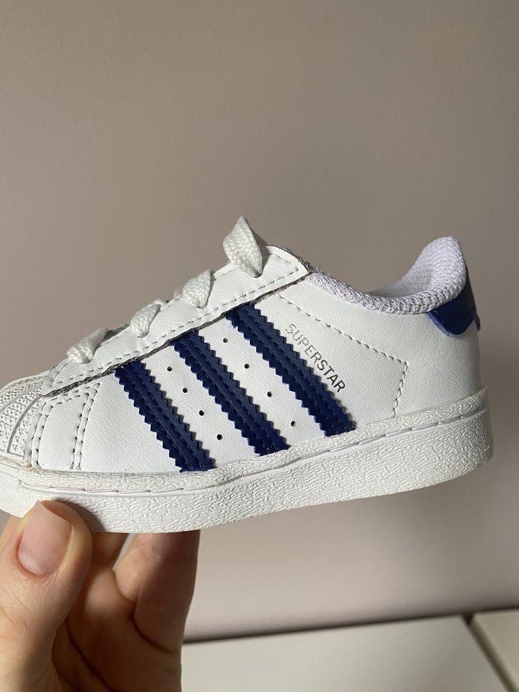 Buty Adidas Superstar El I unisex, rozm. 20 - jak nowe!!!