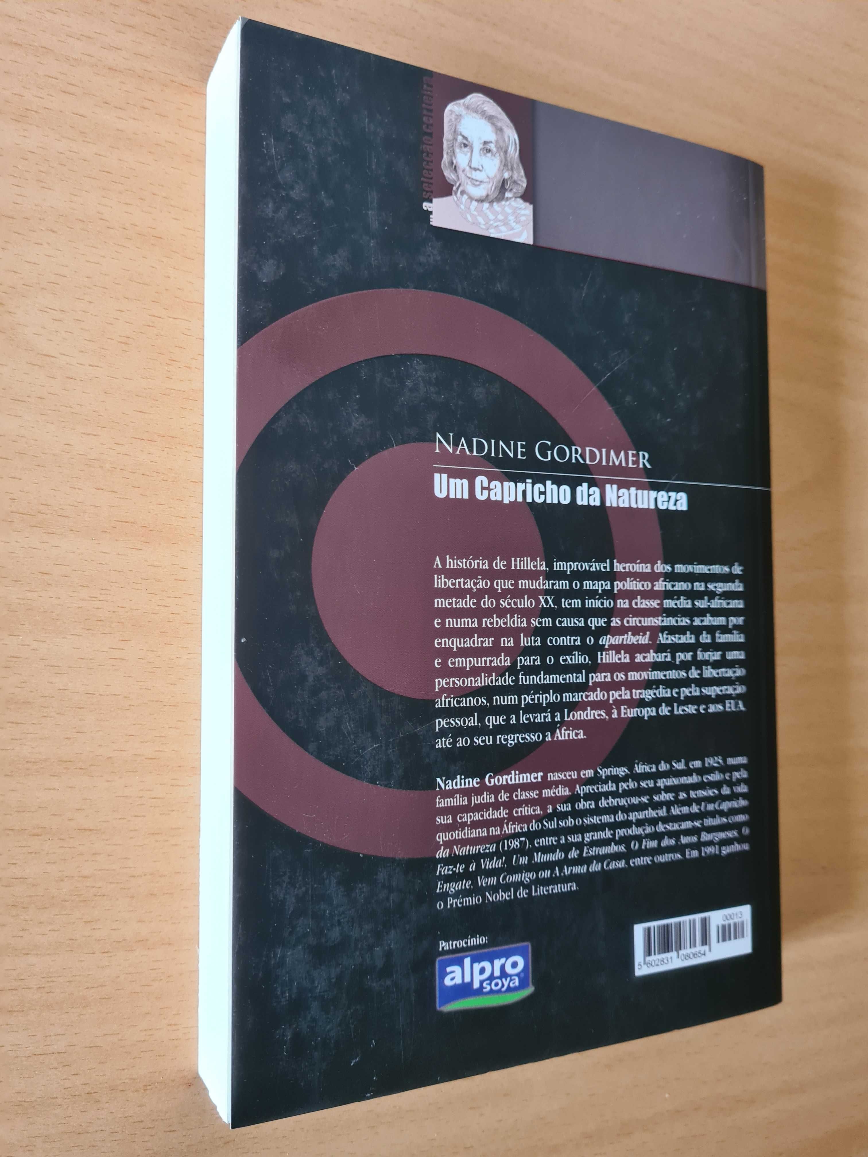 Livro "Um Capricho da Natureza" de Nadine Gordimer