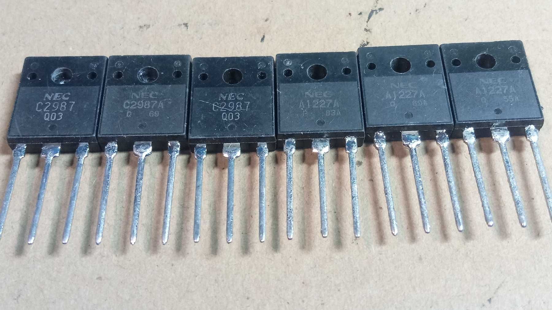 Транзистори NEC 2SA1227 2SC2987.