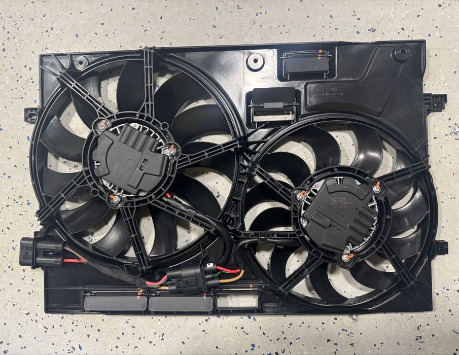 дифузор з вентиляторами рамка vw tiguan 2018 2019 2020 2021 2022 2023