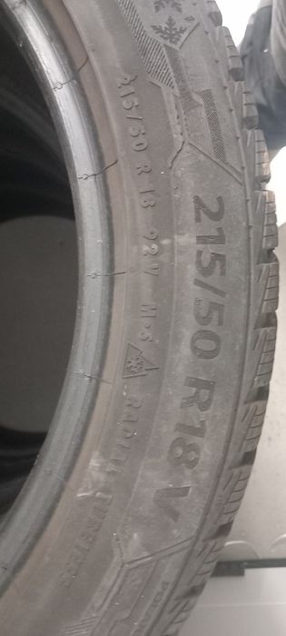 Opony 215/50/18 V 4 szt.  zimowe Barum polaris