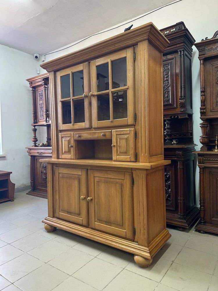 Вітрина сервант дерево витрина дуб 3227