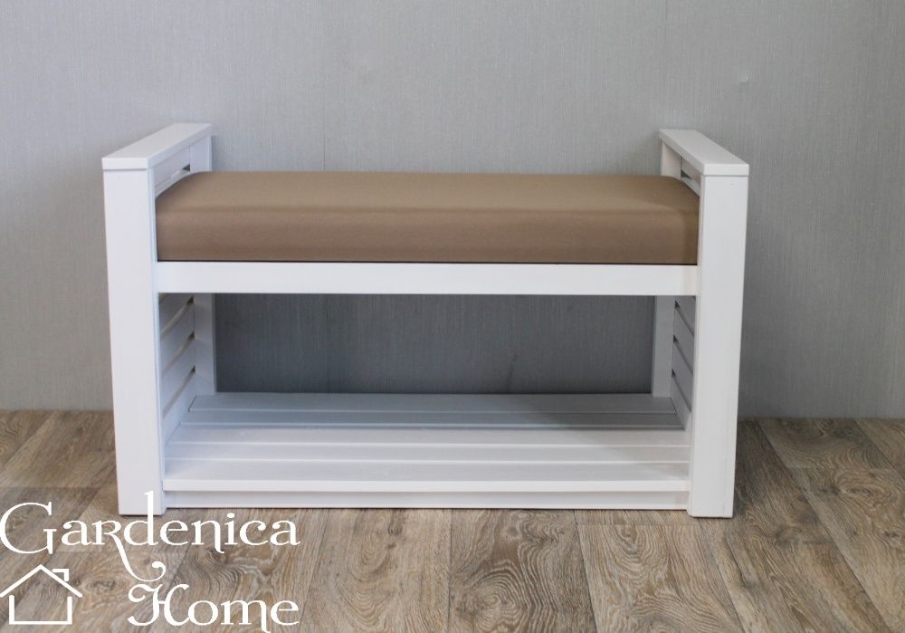 Ławka ławeczka siedzisko tapicerowane półka na buty do przed