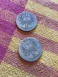Moedas de 1 escudo de 1927 e 1929