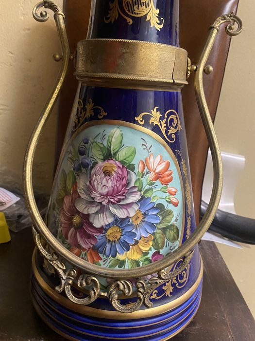 Jarrao 1960  peca de decoracao pintada a mao