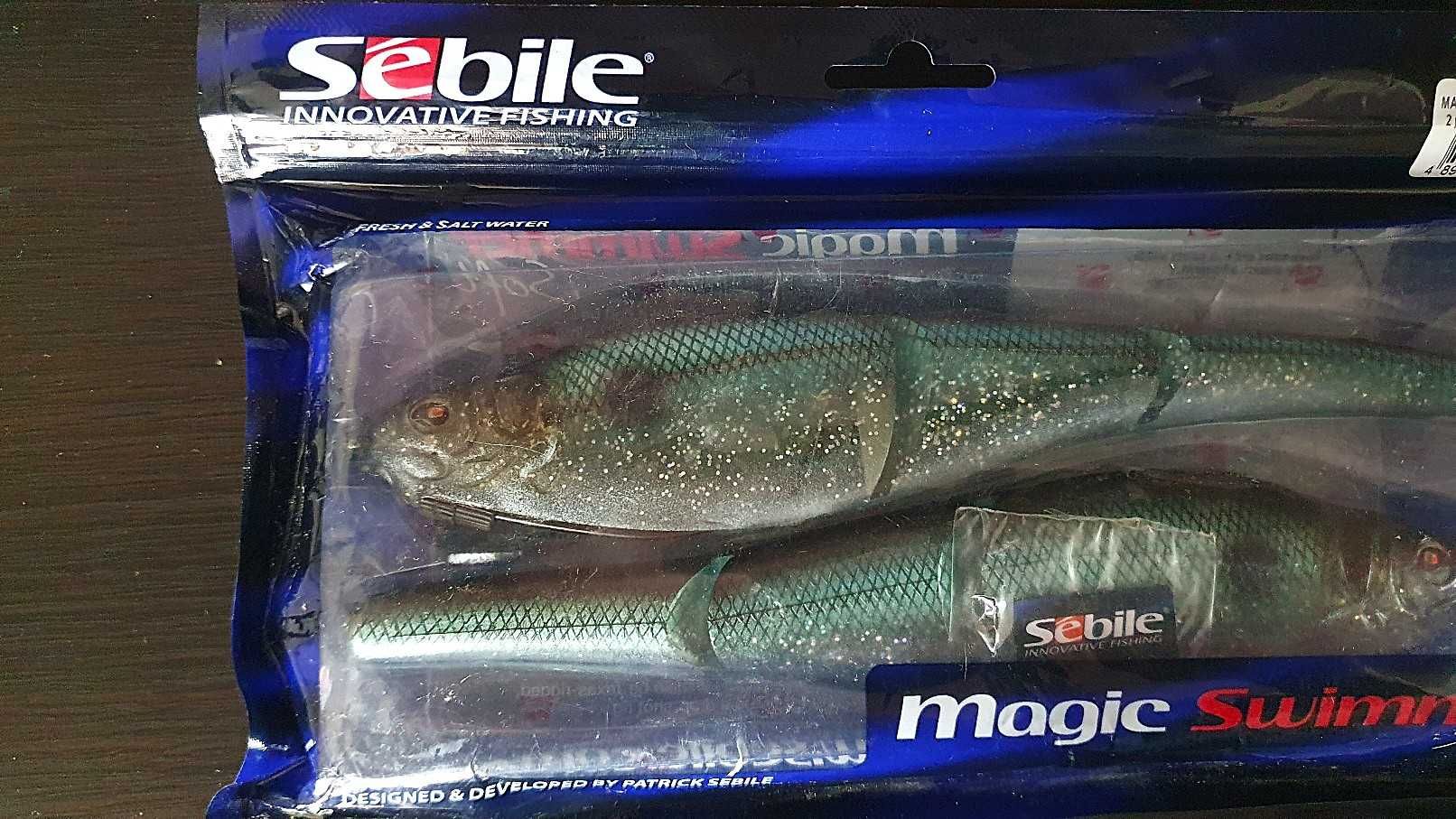 Słynna guma SEBILE Magic Swimmer Soft 20cm + system 9/0 + agrafki