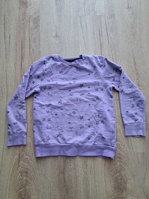 Pepco Little Kids dres dresy fioletowe jednorożce rozmiar 134 cm