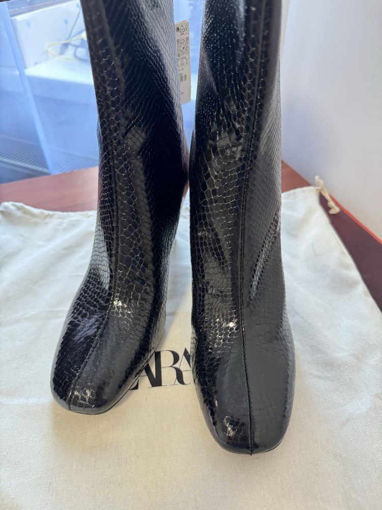 Сапоги осінні zara