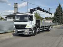 Mercedes AXOR 1824 HIAB 122 HDS Żuraw tył Poduszki Paka 7,6m Palfinger