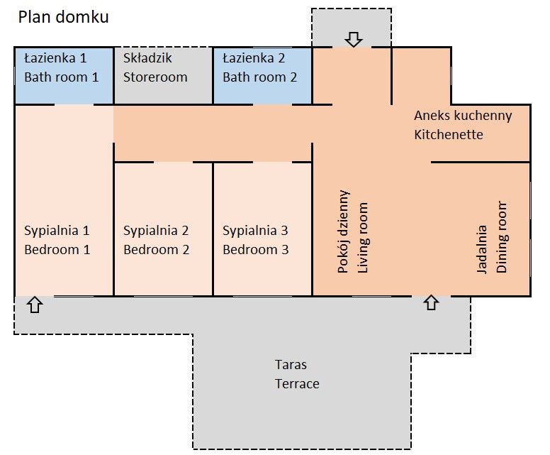 Domek letniskowy nad jeziorem Bory Tucholskie