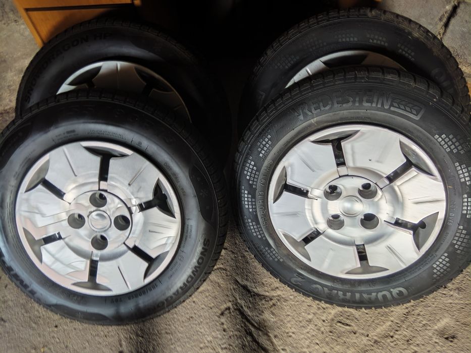 Opony z felgami Fiat Panda