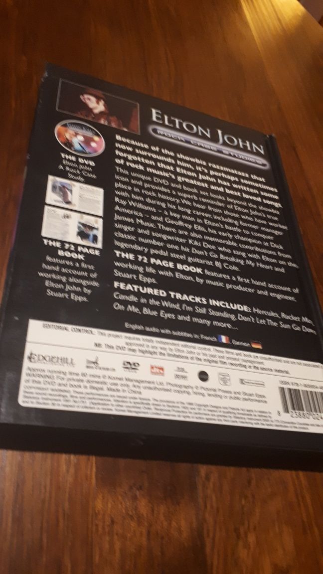 Vendo DVD & BOOK Elton Jonh ROCK CASE STUDIES