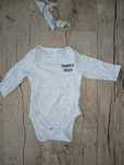 Nowe body Next 3-6m Happy