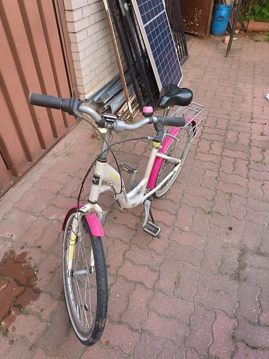Rower dziewczęcy koła 24 cale, 3 biegi