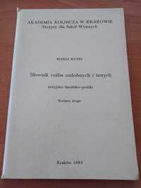 Słownik roślin ozdobnych i innych rosyjsko-łacińsko-polski MARIA RUSIN