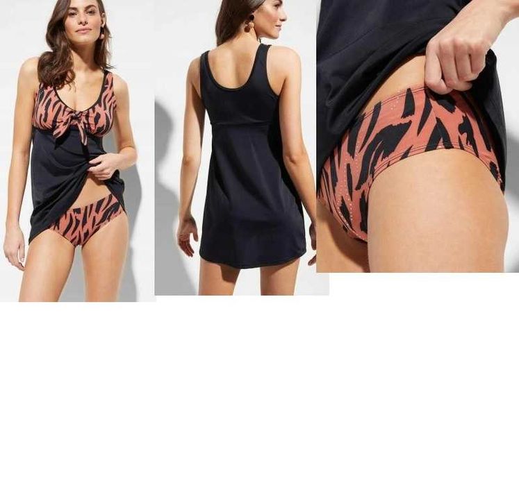 Kostium strój kąpielowy tankini sukienka kąpielowa 42 dwuczęściowe