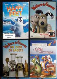 A: DVDs Infantis 0,40 cêntimos filmes desenhos animados crianças